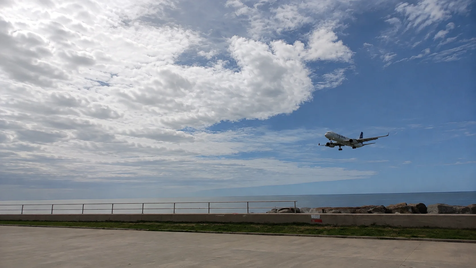 Plane Landing over Batumi