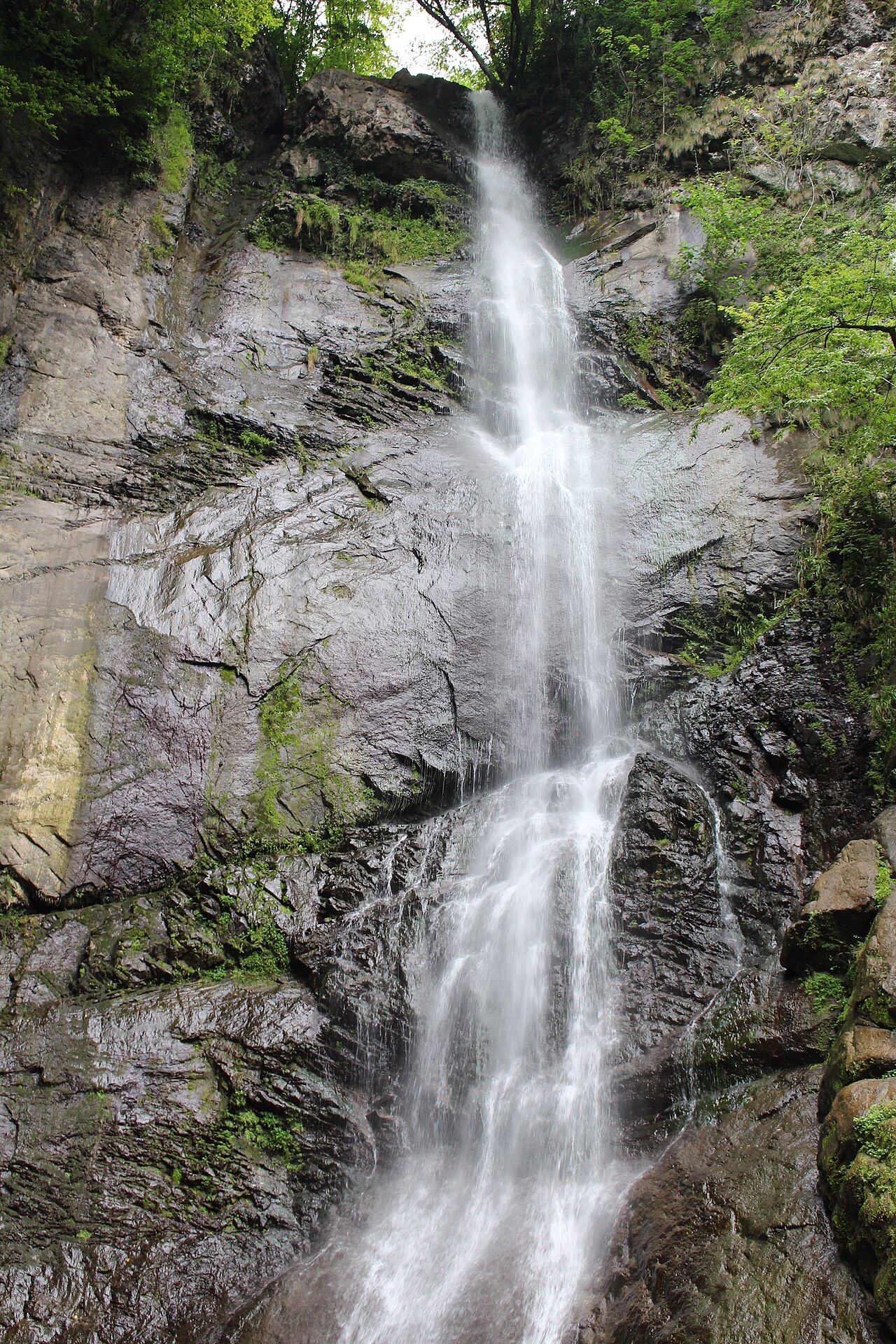 Makhuntseti Waterfall on the Batumi and Adjara coast driving route