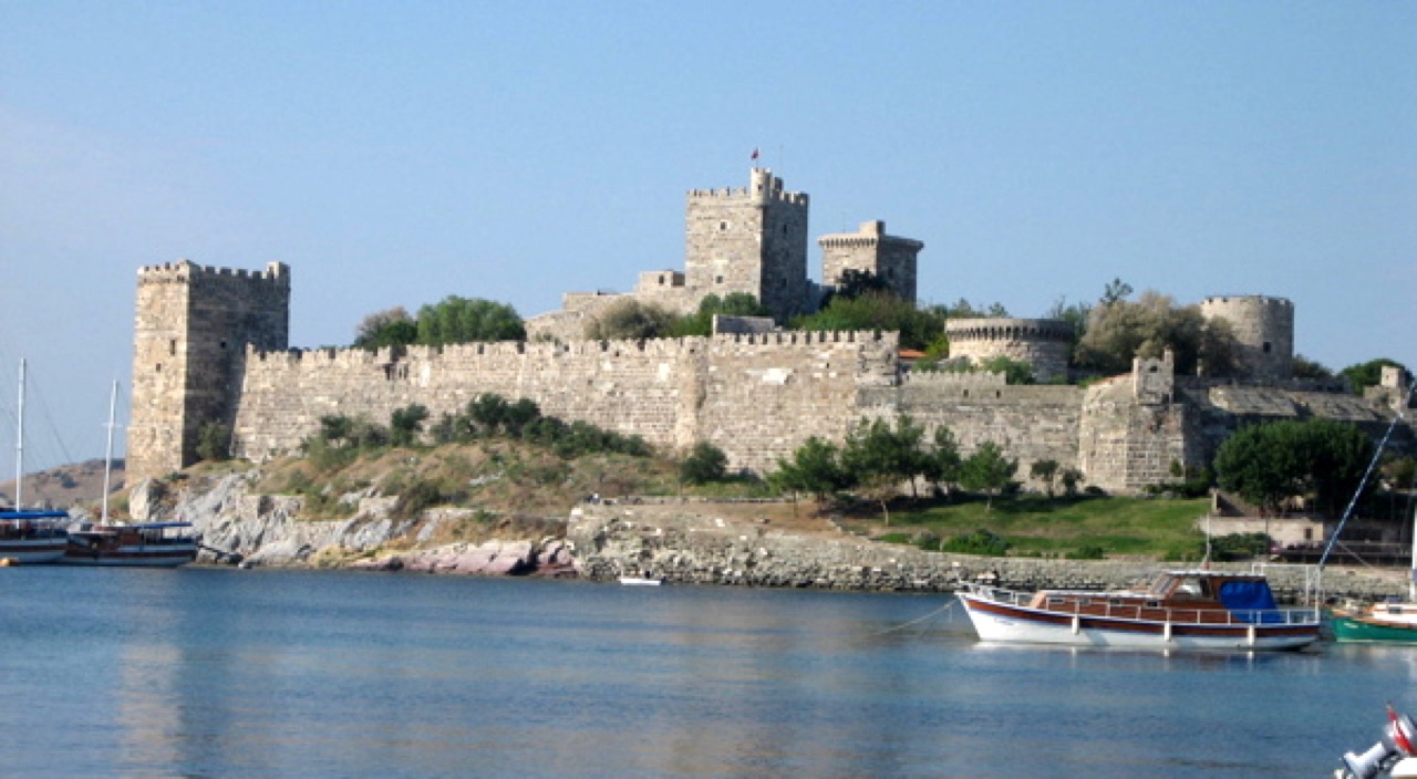 Bodrum Castle on the Bodrum Peninsula loop driving route