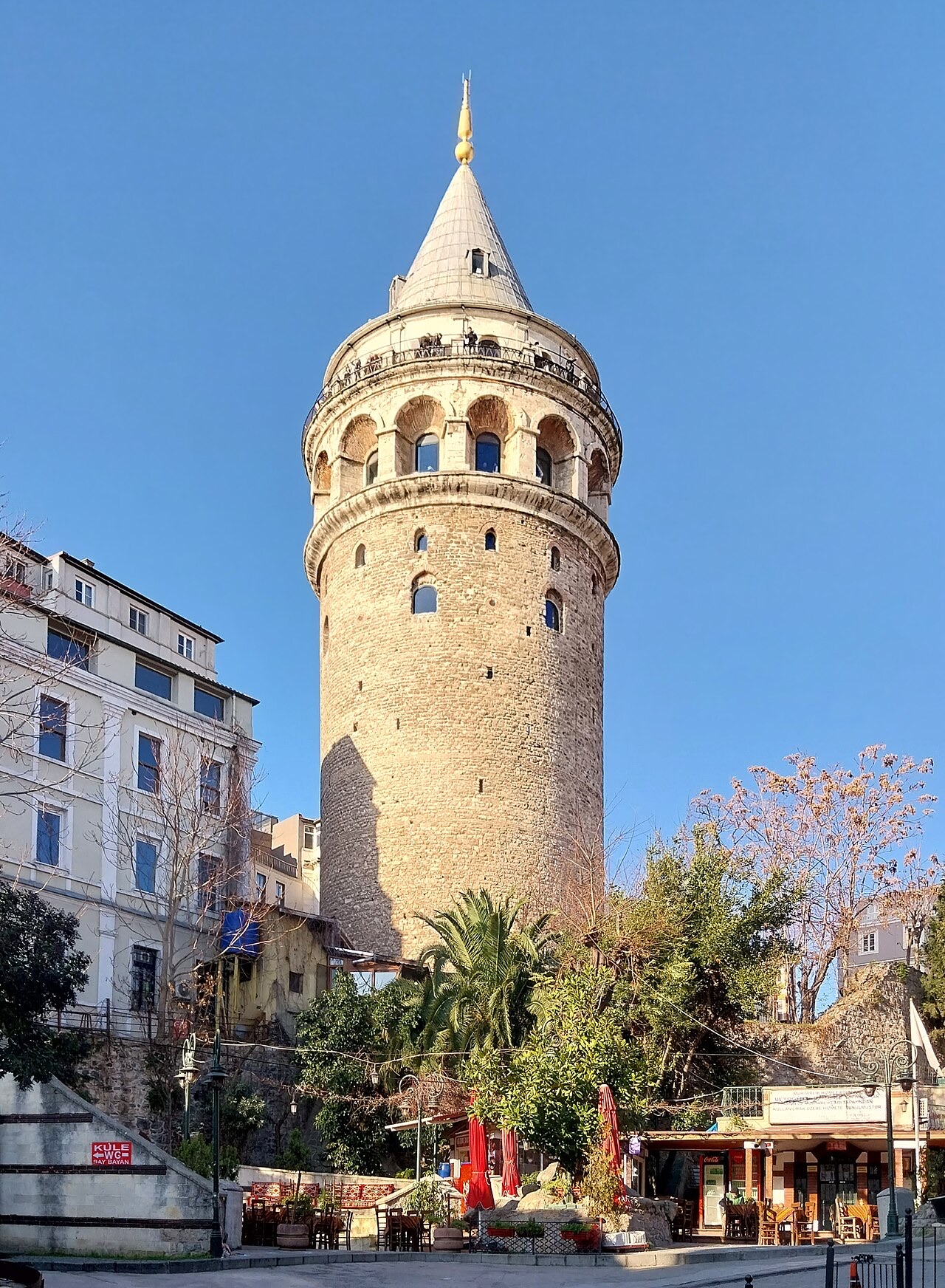 Galata Tower on the Istanbul Bosphorus drive driving route
