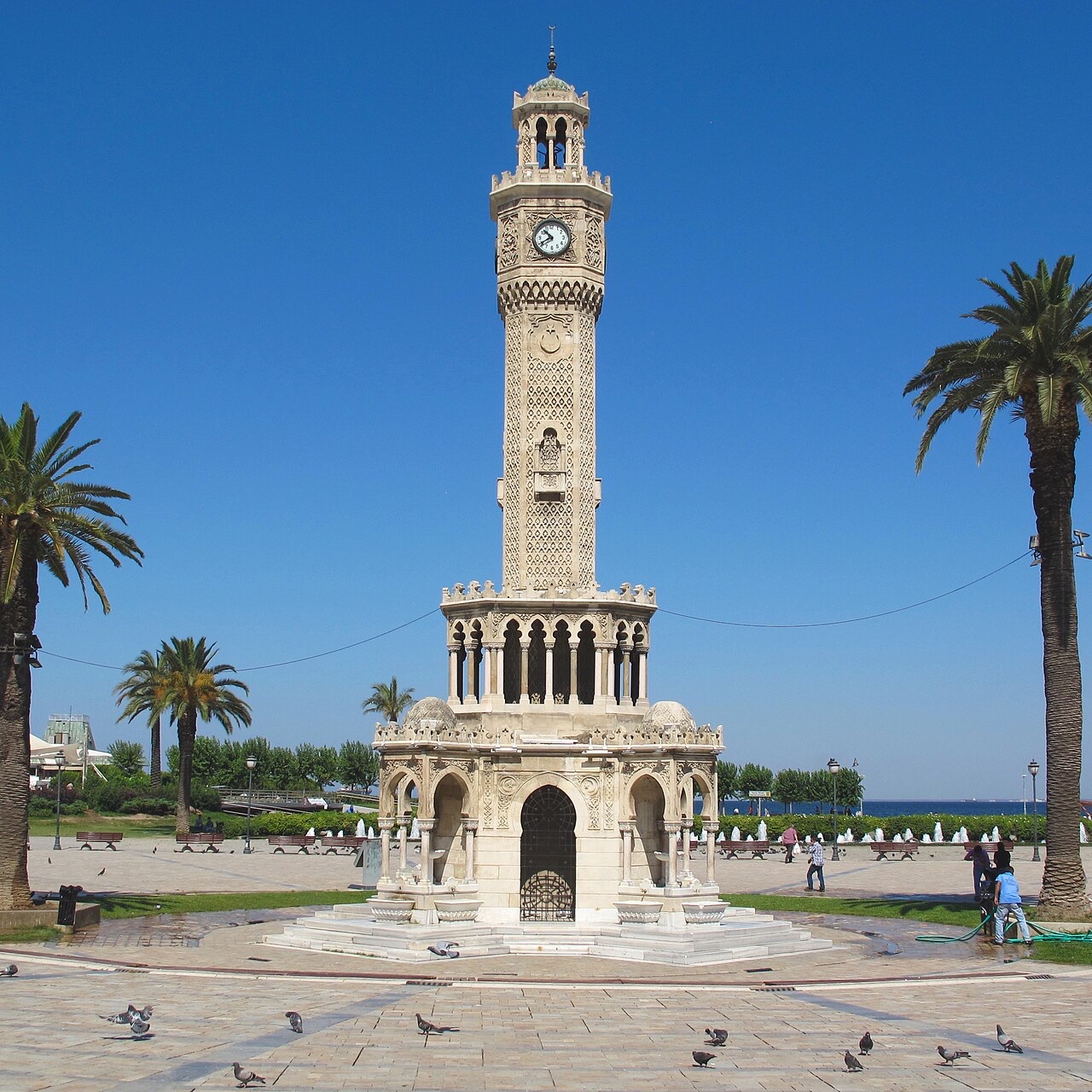 Konak Clock Tower, Izmir on the Izmir to Ephesus and Şirince driving route
