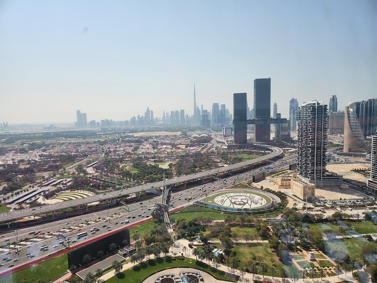 Dubai Frame on the Dubai to Hatta driving route