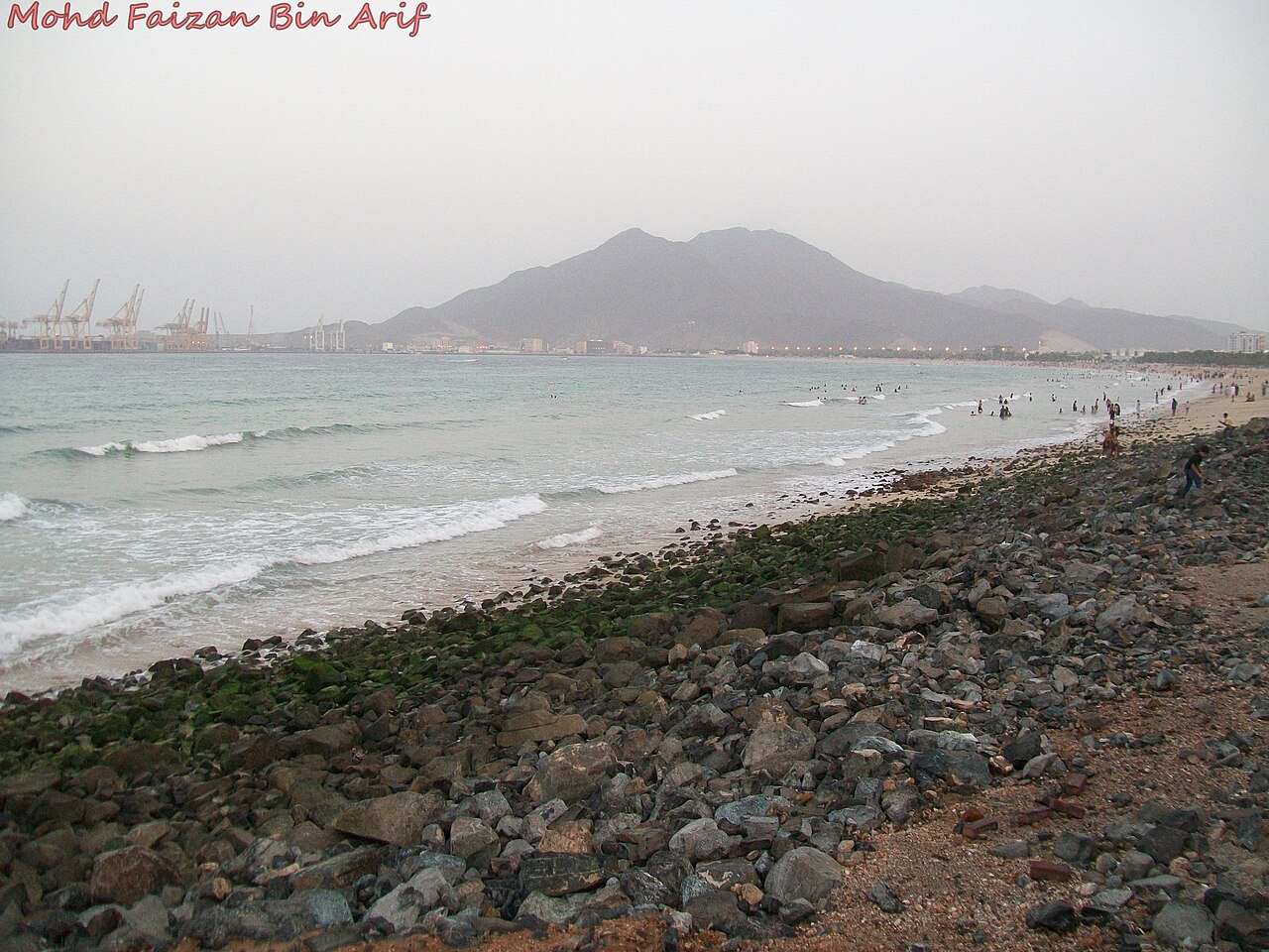 Khor Fakkan Amphitheatre and Corniche on the Sharjah to Khor Fakkan driving route